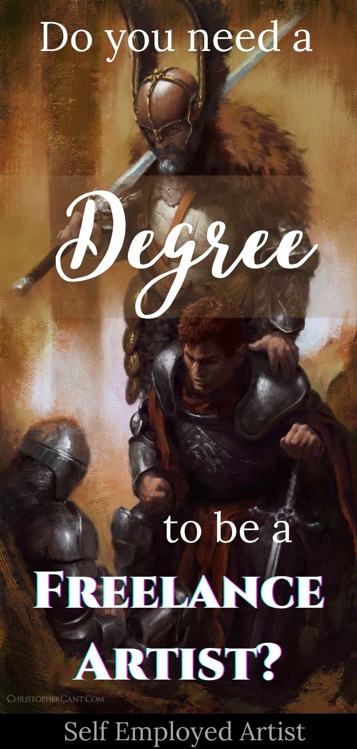 Do you Need a Degree to be a Freelance Artist? Self Employed Artist